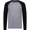 Triko MONS ROYALE ICON MERINO RAGLAN LONG SLEEVE grey heather / black (Velikost L)