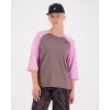 Merino triko MONS ROYALE TARN MERINO SHIFT RAGLAN 3/4 WMNS pop pink / iron (Velikost L)