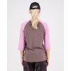 Merino triko MONS ROYALE TARN MERINO SHIFT RAGLAN 3/4 WMNS pop pink / iron (Velikost L)