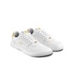 Barefoot tenisky Barebarics Zing - White & Gold - Leather