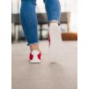 Barefoot tenisky Be Lenka Rebound - Red & White (Velikost 40)