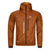 Pánská Bunda Ortovox Swisswool Piz Boe Jacket Men's (Velikost XL, Barva Bristle Brown)