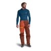 Pánské  Kalhoty Ortovox 3L Ortler Pants Men's (Velikost XXL, Barva Hot Orange, Střih Regular)