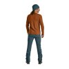Pánské  Tričko Ortovox 185 Merino Mtn Cutout Long Sleeve Men's (Velikost XL, Barva Bristle Brown)