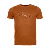 Pánské  Tričko Ortovox 150 Cool Peak Focus T-Shirt Men's (Velikost XXL, Barva Dark Arctic Grey)