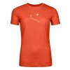 Dámské Tričko Ortovox 150 Cool Peak Focus T-Shirt Women's (Velikost M, Barva Wild Berry)