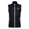 Pánská Vesta Ortovox Fleece Vest Men's (Velikost S, Barva Black Raven)