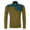 Ortovox Fleece Light Zip Neck Men's (Velikost S, Barva Deep Ocean)