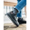 Barefoot tenisky Barebarics Zing Frost - All Black (Velikost 36)