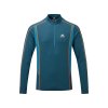 Pánské  Tričko Mountain Equipment Ignis Long Sleeve Zip T-shirt Men's (Velikost M, Barva Cosmos/Dusk)