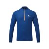 Pánské  Tričko Mountain Equipment Ignis Long Sleeve Zip T-shirt Men's (Velikost M, Barva Cosmos/Dusk)