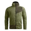 Pánská Bunda Ortovox Swisswool Piz Duan Jacket Men's (Velikost L, Barva Wild Herbs)