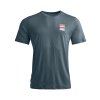 Pánské  Tričko Ortovox 140 Cool Mtn Gradient T-shirt Men's (Velikost XL, Barva Dark Arctic Grey)