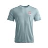 Pánské  Tričko Ortovox 140 Cool Mtn Gradient T-shirt Men's (Velikost S, Barva Glacier Grey)