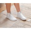Barefoot tenisky Be Lenka Rebound - High Top - All White (Velikost 36)
