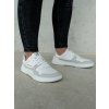 Barefoot tenisky Barebarics Zing - White & Light Grey (Velikost 37)