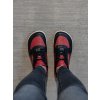Barefoot tenisky Barebarics Wave - Black & Red (Velikost 36)