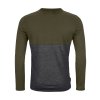 Pánské  Tričko Ortovox 150 Cool Logo Long Sleeve Men's (Velikost XL, Barva Dark Wild Herbs)