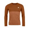 Pánské  Tričko Ortovox 150 Cool Logo Long Sleeve Men's (Velikost XL, Barva Dark Wild Herbs)