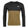 Pánské  Tričko Ortovox 150 Cool Logo Long Sleeve Men's (Velikost XL, Barva Dark Wild Herbs)