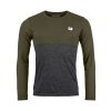Pánské  Tričko Ortovox 150 Cool Logo Long Sleeve Men's (Velikost XL, Barva Dark Wild Herbs)