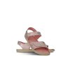 Dětské barefoot sandály Be Lenka Miami Junior - Coral Sparkle (Velikost 35)