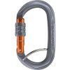 Climbing Technology Obx SGL (screw gate with spring bar) (Velikost Onesize, Barva Grey/Orange)