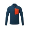Pánské  Tričko Mountain Equipment Lumiko Zip T-shirt Men's (Velikost M, Barva Walnut/Cosmos)