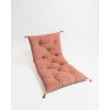Válecí prošívaný polštář růžový