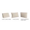 opěrné polštáře béžové - na míru