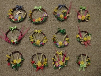 dekorační věnečky mini 10 cm