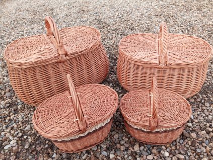 Košíky piknikové zavírací - více druhů