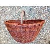 Košíky bramboráky pevné oválné s dřevěným uchem