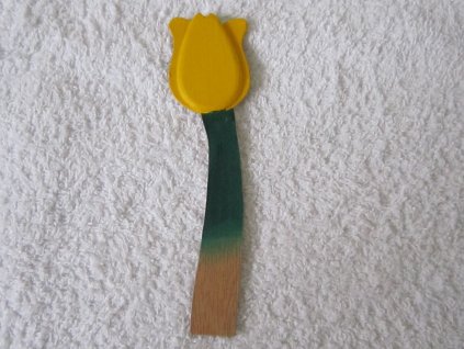0008957 magnet tulipan se stonkem zluty