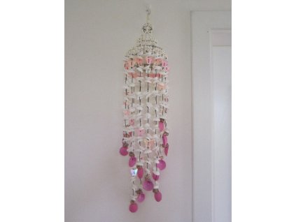 0007059 muslova zvonkohra s motylky ruzova