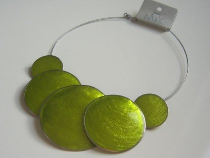 0002841 nahrdelnik 5 circles zeleny