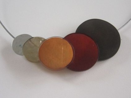 0002843 nahrdelnik 5 kruhu hnedy