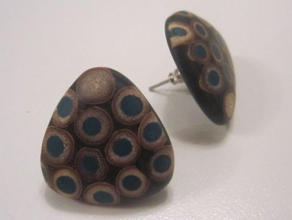 0002951 nausnice bamboo triangle green