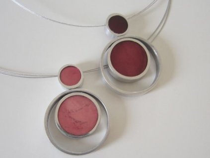 0003013 oboustranny nahrdelnik pendant lila bordo