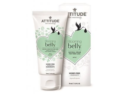 0005845 prirodni krem na unavene nohy attitude blooming belly s matou 75 g