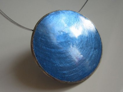 0003045 prirodni sperk big pendant modra