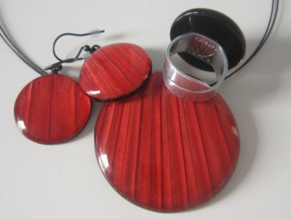 0003065 sada palm leaf cervena