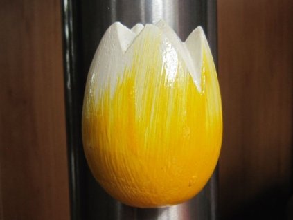 0000261 tulipan magnet zlutobily