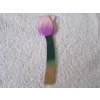 0008969 magnet tulipan se stonkem fialovo ruzovy