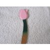 0008986 magnet tulipan se stonkem svetle ruzovy