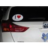 0006304 samolepka na auto i love hoheopathy
