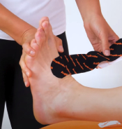 Taping na niestabilność stawu skokowego