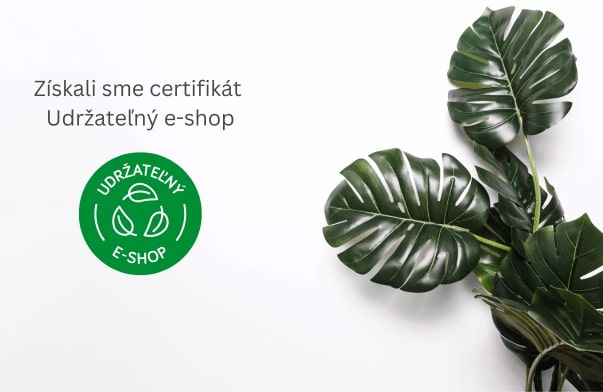 Certifikát Udržateľný e-shop