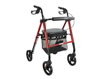 4 kolesove choditko so sedatkom sklapatelne cervene Garcia