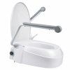 Nadstavec na WC s poklopom a opierkami Mobilex, nastaviteľná výška 6-10-15cm, nosnosť 120kg